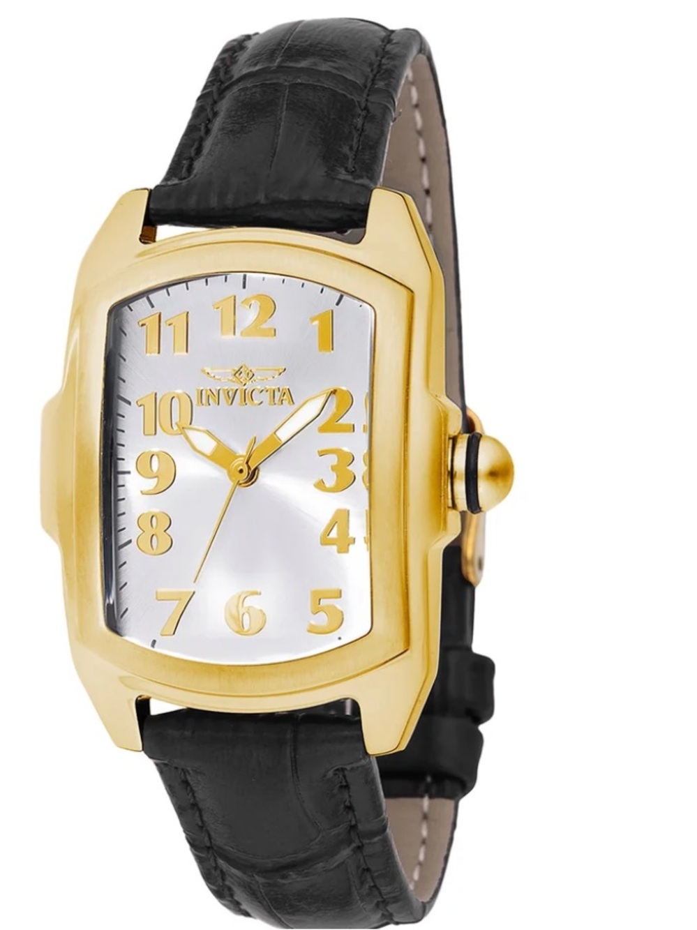 Invicta Baby Lupah watch with copperhead leather band.